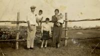 1936, Donkin. Pa, Fermino, Giovanni, Ma and Gloria.