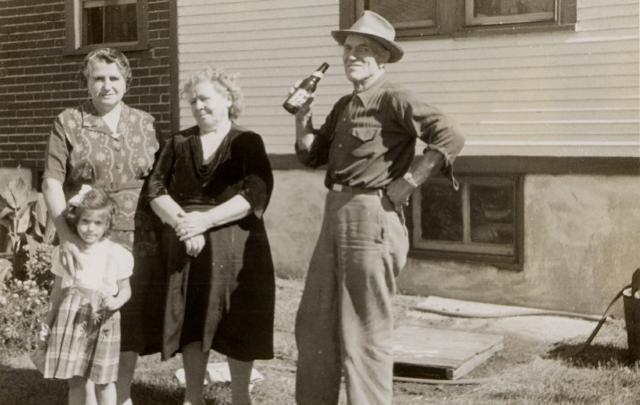 1955? Ma, Dianna, Zia Nanna and Zio Gioseppi.