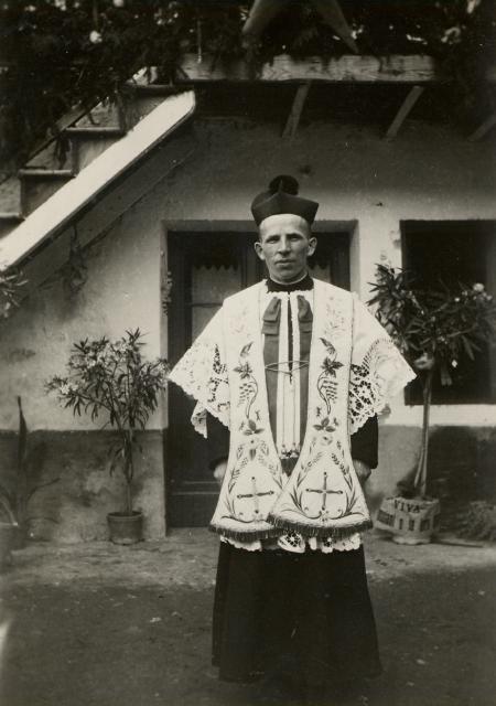 July, 1957, Fonzaso. Padre Pio Corso.