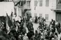 July, 1957, Fonsazo. Don Bortolo's funeral.