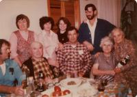 1979. Rita (Susin) Forlin, Glorio DeVenz, Christine and Valerio Susin. Nonni, Zio Vittorino, Fermino, Ma and Zia Marietta.